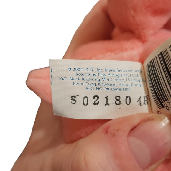 2004 Love-a-lot Care Bear 6" Plush Stuffed Animal by Play Along DOES NOT TALK! - Picture 3 of 3